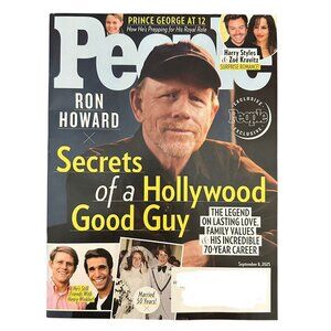 People Magazine September 8 2025 Ron Howard Secrets of a Hollywood Good Guy